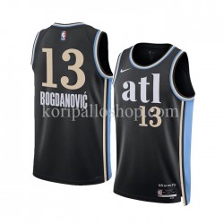 Atlanta Hawks Pelipaita Bogdanovic 13 Nike 2023-2024 City Edition Musta Swingman