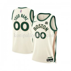 Boston Celtics Pelipaita Custom Nike 2023-2024 City Edition Valkoinen Swingman