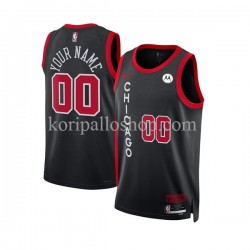 Chicago Bulls Pelipaita Custom Nike 2023-2024 City Edition Musta Swingman