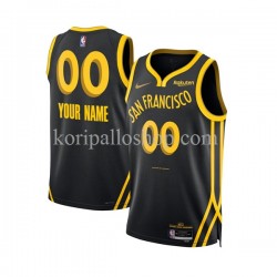 Golden State Warriors Pelipaita Custom Nike 2023-2024 City Edition Musta Swingman