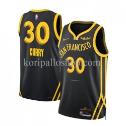 Golden State Warriors Pelipaita Stephen Curry 30 Nike 2023-2024 City Edition Musta Swingman