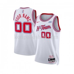 Houston Rockets Pelipaita Custom Nike 2023-2024 City Edition Valkoinen Swingman