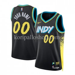 Indiana Pacers Pelipaita Custom Nike 2023-2024 City Edition Musta Swingman