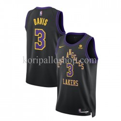 Los Angeles Lakers Pelipaita Anthony Davis 3 Nike 2023-2024 City Edition Musta Swingman