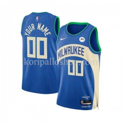 Milwaukee Bucks Pelipaita Custom Nike 2023-2024 City Edition Sininen Swingman
