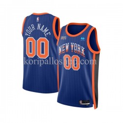 New York Knicks Pelipaita Custom Nike 2023-2024 City Edition Sininen Swingman