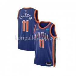 New York Knicks Pelipaita Jalen Brunson 11 Nike 2023-2024 City Edition Sininen Swingman