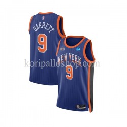 New York Knicks Pelipaita RJ Barrett 9 Nike 2023-2024 City Edition Sininen Swingman