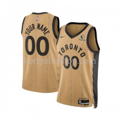 Toronto Raptors Pelipaita Custom Nike 2023-2024 City Edition Brown Swingman