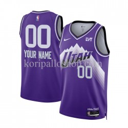 Utah Jazz Pelipaita Custom Nike 2023-2024 City Edition Violetti Swingman
