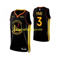Golden State Warriors Pelipaita Chris Paul 3 Nike 2023-2024 Musta Swingman