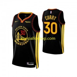 Golden State Warriors Pelipaita Stephen Curry 30 Nike 2023-2024 Musta Swingman