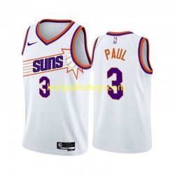 Phoenix Suns Pelipaita CHRIS PAUL 3 ASSOCIATION EDITION 2023-2024 Valkoinen Swingman