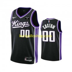 Sacramento Kings Pelipaita Custom Nike ICON EDITION 2023-2024 Musta Swingman
