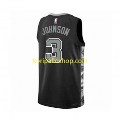 San Antonio Spurs Pelipaita Keldon Johnson 3 Jordan 2022-2023 Statement Edition Musta Swingman