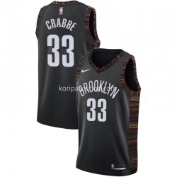 Brooklyn Nets Pelipaita Allen Crabbe 33 2018-19 Nike City Edition Musta Swingman