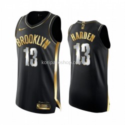 Brooklyn Nets Pelipaita James Harden 13 2020-21 Golden Edition Musta Swingman