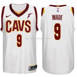 Cleveland Cavaliers Pelipaita Dwyane Wade 9 2017-18 Nike Valkoinen Swingman