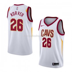 Cleveland Cavaliers Pelipaita Kyle Korver 26 2017-18 Nike Valkoinen Swingman