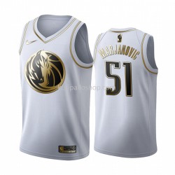 Dallas Mavericks Pelipaita Boban Marjanovic 51 Nike 2019-2020 Golden Edition Valkoinen Swingman