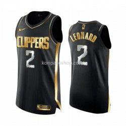 Los Angeles Clippers Pelipaita Kawhi Leonard 2 2020-21 Golden Edition Musta Swingman