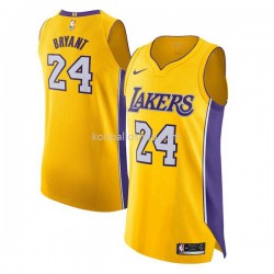 Los Angeles Lakers Pelipaita Kobe Bryant 24 Nike 2017-18 Keltainen Swingman