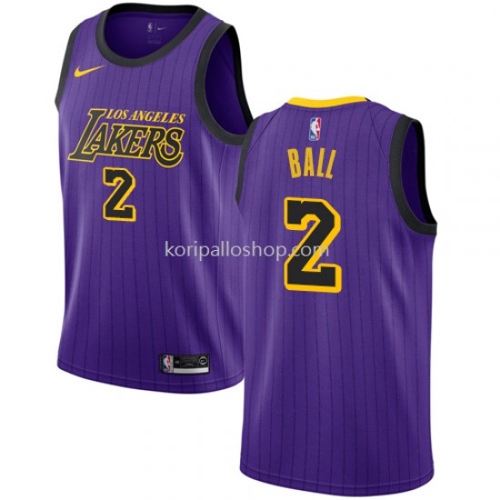 Los Angeles Lakers Pelipaita Lonzo Ball 2 2018-19 Nike City Edition Violetti Swingman