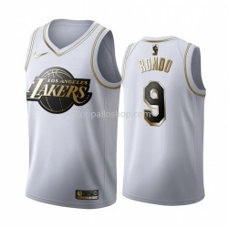 Los Angeles Lakers Pelipaita Rajon Rondo 9 Nike 2019-2020 Golden Edition Valkoinen Swingman