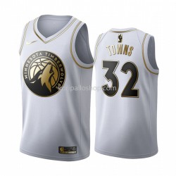 Minnesota Timberwolves Pelipaita Karl-Anthony Towns 32 Nike 2019-2020 Golden Edition Valkoinen Swingman