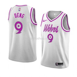 Minnesota Timberwolves Pelipaita Luol Deng 9 2018-19 Nike Valkoinen Swingman