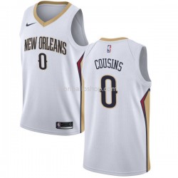 New Orleans Pelicans Pelipaita DeMarcus Cousins 2017-18 Nike Valkoinen Swingman