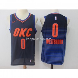 Oklahoma City Thunder Pelipaita Russell Westbrook 2017-18 Nike Dark Sininen Swingman