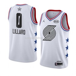 Portland Trail Blazers Pelipaita Damian Lillard 2019 All-Star Jordan Brand Valkoinen Swingman