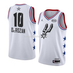 San Antonio Spurs Pelipaita DeMar DeRozan 10 2019 All-Star Jordan Brand Valkoinen Swingman