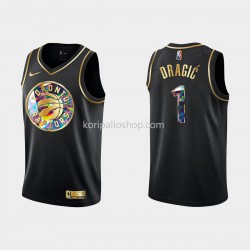 Toronto Raptors Pelipaita Goran Dragic 1 Nike 2021-2022 Golden Edition 75th Anniversary Diamond Musta Swingman
