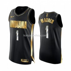 Indiana Pacers Pelipaita T.J. Warren 1 2020-21 Golden Edition Musta Swingman