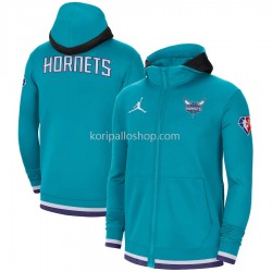 Charlotte Hornets Nike 75th Anniversary Sinivihreä Huppari Vetoketju Takki