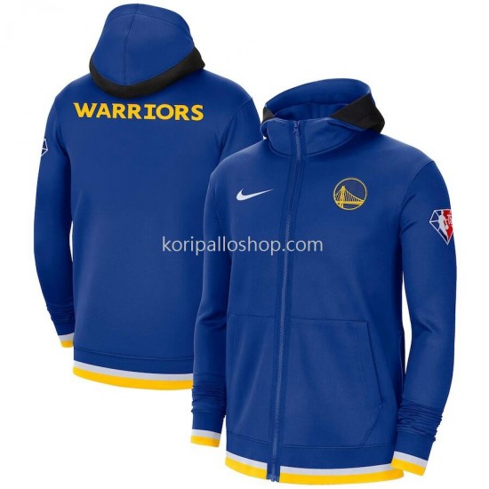 Golden State Warriors Nike 75th Anniversary Sininen Huppari Vetoketju Takki