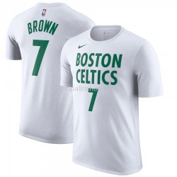 Boston Celtics Jaylen Brown 7 Nike 2020-2021 City Edition T-paita