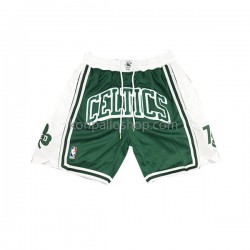Boston Celtics City Edition Vihreä Taskut Vetoketjulliset Shortsit Swingman