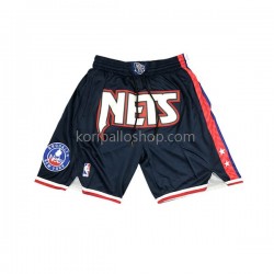 Brooklyn Nets Navy City Edition Taskut Vetoketjulliset Shortsit Swingman