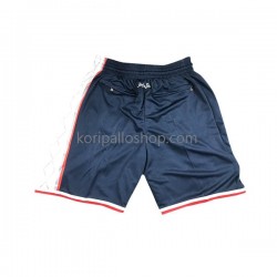 Brooklyn Nets Navy City Edition Taskut Vetoketjulliset Shortsit Swingman