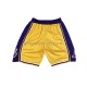 Los Angeles Lakers 75th Anniversary Nike Retro Keltainen Shortsit Swingman