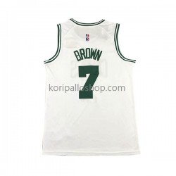 Boston Celtics Pelipaita Jaylen Brown 7 Nike 2022-23 Association Edition Valkoinen Swingman