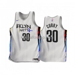 Brooklyn Nets Pelipaita Seth Curry 30 Nike 2022-23 City Edition Valkoinen Swingman