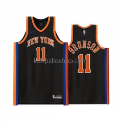 New York Knicks Pelipaita Jalen Brunson 11 Nike 2022-23 City Edition Musta Swingman
