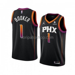 Phoenix Suns Pelipaita Devin Booker 1 Jordan 2022-23 Statement Edition Musta Swingman