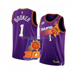 Phoenix Suns Pelipaita Devin Booker 1 Nike 2022-23 Classic Edition 30th Anniversary Violetti Swingman