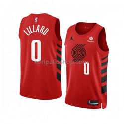 Portland Trail Blazers Pelipaita Damian Lillard Nike 2022-23 Statement Edition Punainen Swingman