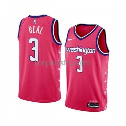 Washington Wizards Pelipaita Bradley Beal 3 Nike 2022-23 City Edition Vaaleanpunainen Swingman